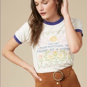 STONED IMMACULATE Feminist Ringer Tee